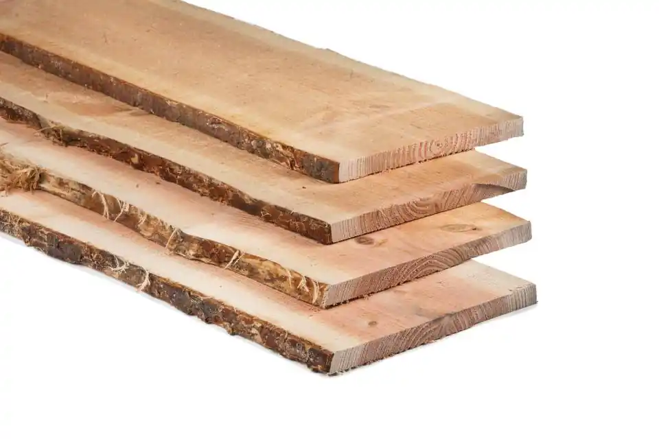 Fabrieksprijs Douglas Schaaldeel Onbehandeld 2.5x±20-25cm - Douglas Schaaldeel Onbehandeld 2.5x±20-25x300cm (3 meter )