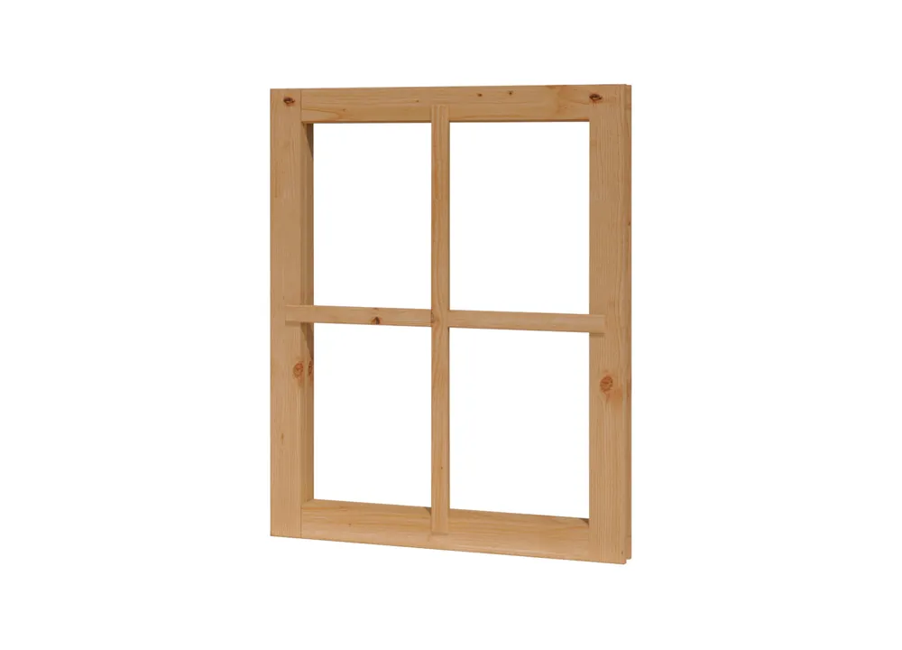 Aanbieding Douglas vast raam onbehandeld 642x812mm - Vast raam
