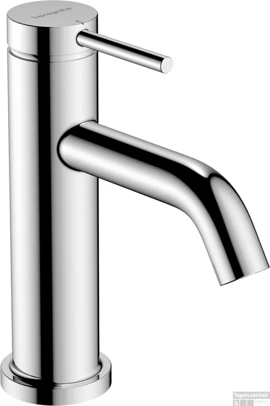 Betaalbaar Hansgrohe Tecturis S fonteinkraan 80 met rechte greep voor koud water of vooraf ingestelde watertemperatuur zonder waste, chroom