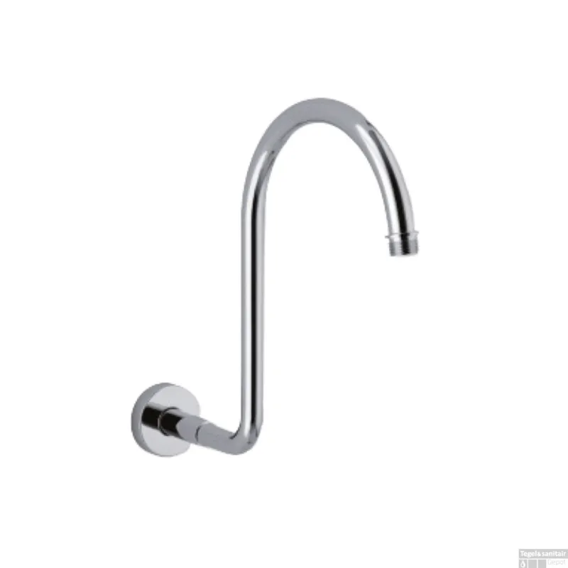 Douchearm Sanimex Giulini Rond Gebogen 30.5cm Chroom Beste Prijs