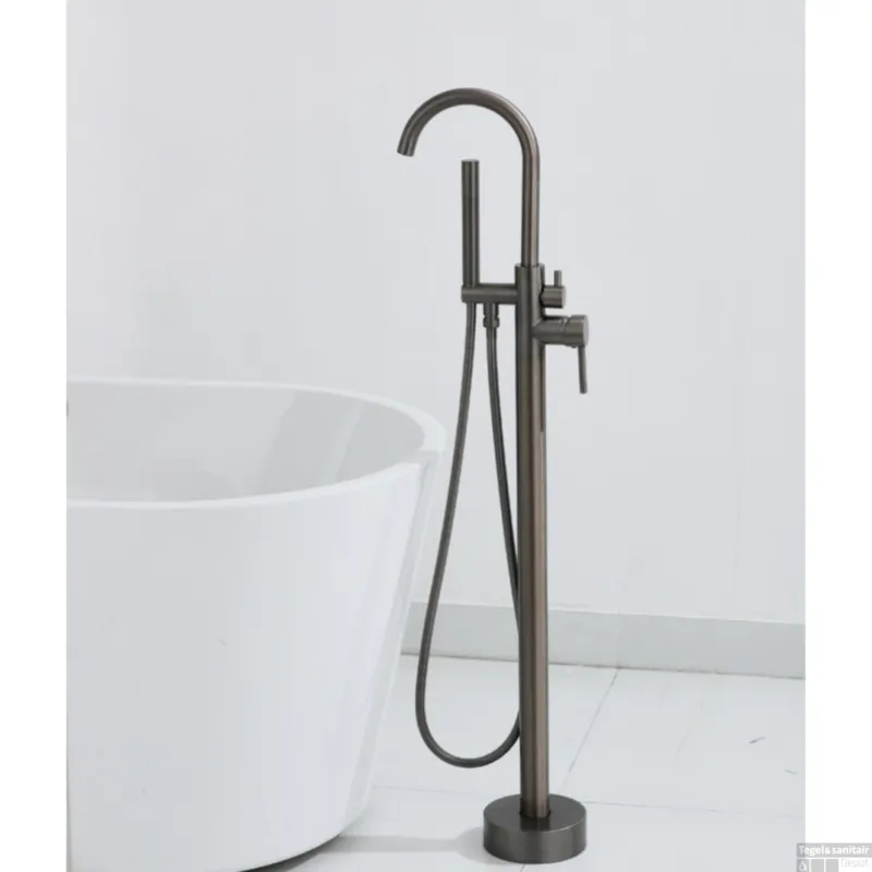 Seizoensaanbieding Vrijstaande Badkraan BWS Exclusive met Handdouche Gunmetal