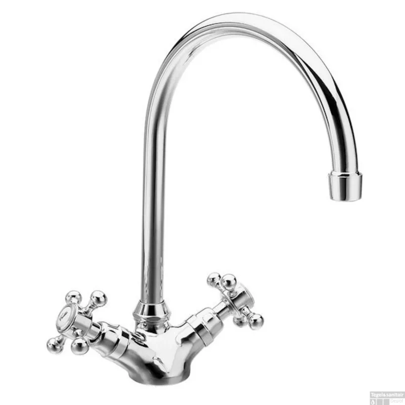 Finale Uitverkoop Keuken Mixer Kraan Sapho Antea 27,5 cm Chroom