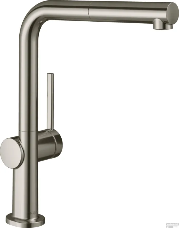 Hansgrohe Talis M54 ééngreeps keukenmengkraan 270 met uittrekbare uitloop, rvs look Hoge Kwaliteit