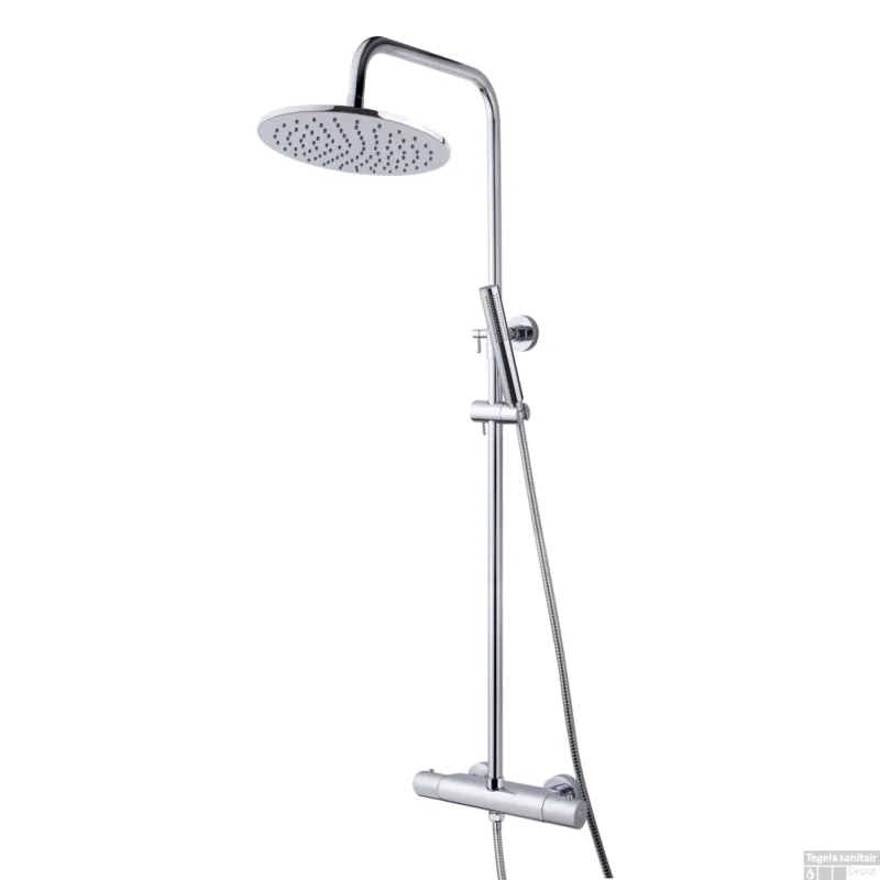 Premium Regendoucheset Wiesbaden Caral Paris met Handdouche Chroom Coating