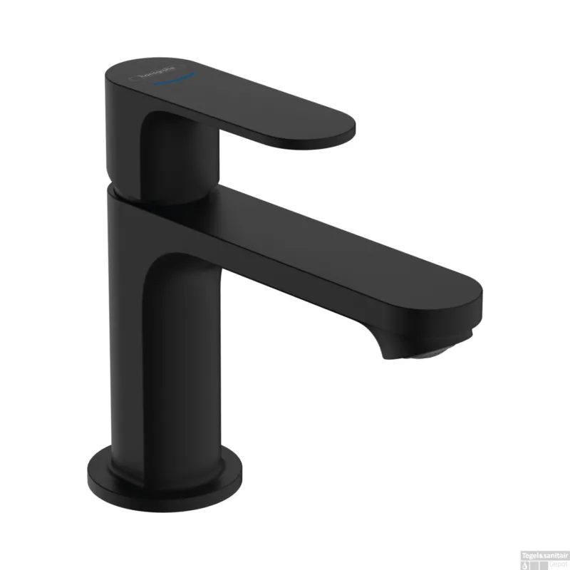 Toiletkraan HansGrohe Rebris S Eengreeps 80 Voor Koud Water Of Vooraf Ingestelde Temperatuur Zonder Afvoer Mat Zwart Premium