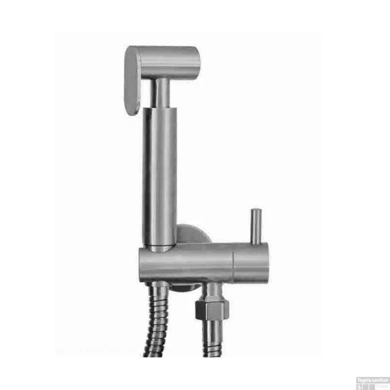 Lage Kosten Bidet Handdoucheset BWS Cemal Rond RVS