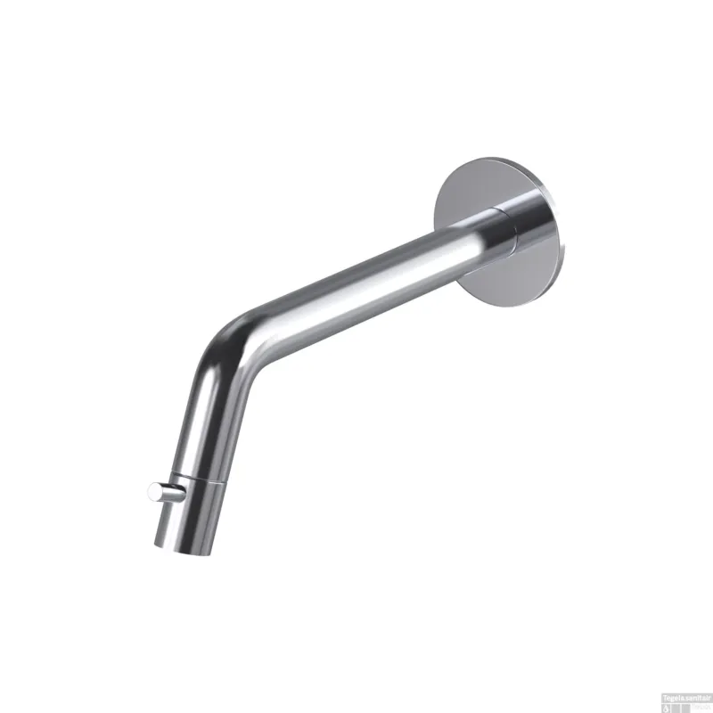Aanbieding Fonteinkraan Inbouw Hotbath Cobber 1-knop gebogen 18.6 cm Inkortbaar Chroom