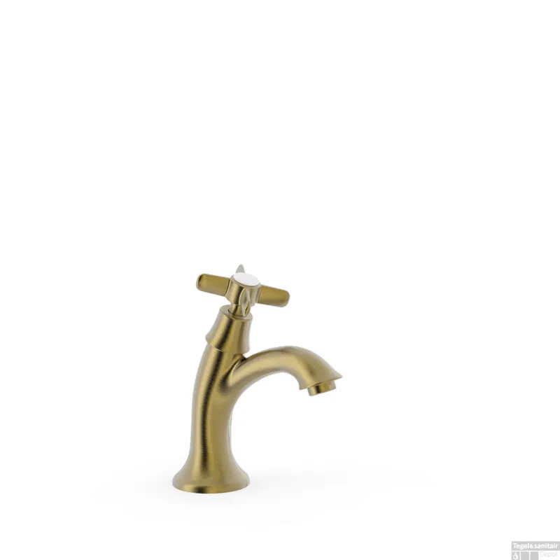 Wastafelkraan Tres Clasic 1 waterleiding of voormengsysteem Verouderd Messing Mat Merkproduct