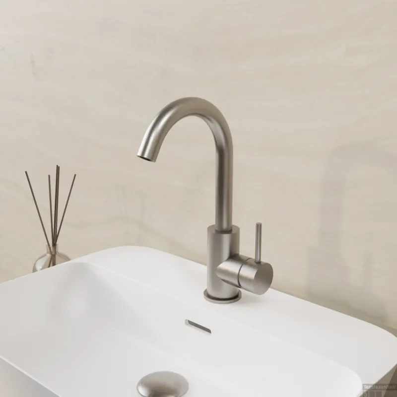 Wastafelmengkraan BWS Cemal Opbouw Draaibare Uitloop RVS Premium