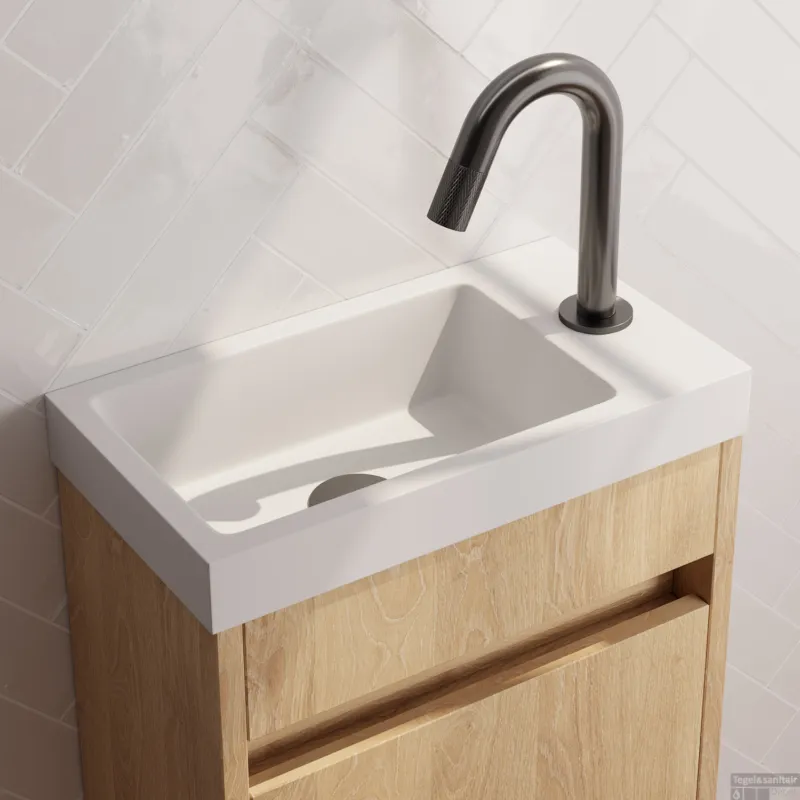 Opbouw Fonteinkraan Brauer Gunmetal Carving Edition Met Gebogen Uitloop Gunmetal Geborsteld PVD Merkproduct