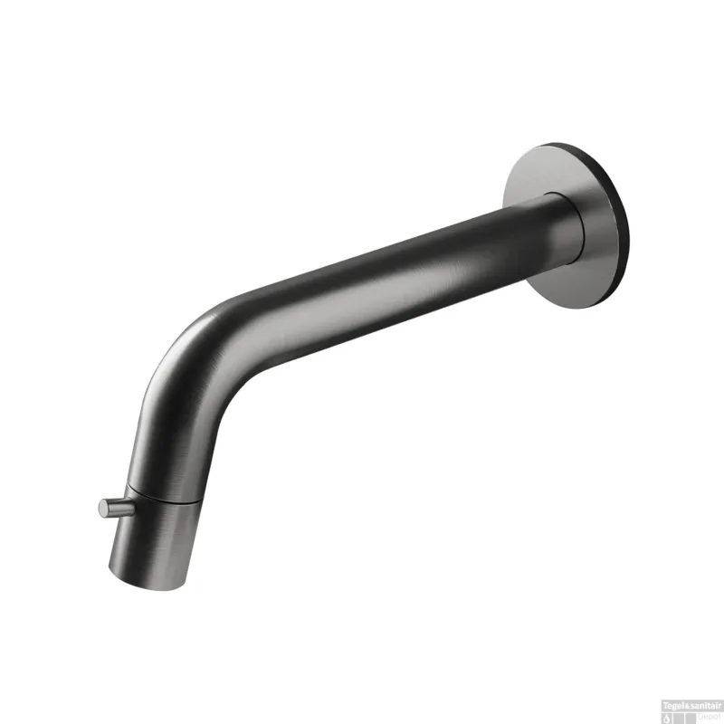 Fonteinkraan Inbouw Hotbath Cobber 1-knop gebogen 18.6 cm Inkortbaar Verouderd IJzer Exclusieve Aanbieding