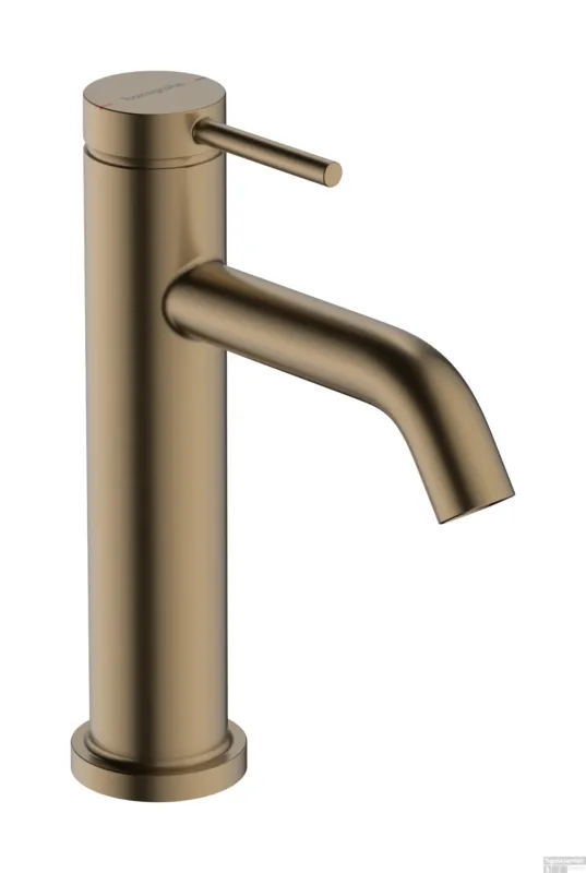 Hansgrohe Tecturis S ééngreeps wastafelkraan 110 zonder waste, Brushed Bronze Gecertificeerd