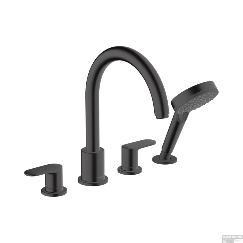Badrandmengkraan HansGrohe Vernis Blend 4-gats Mat Zwart Bestseller
