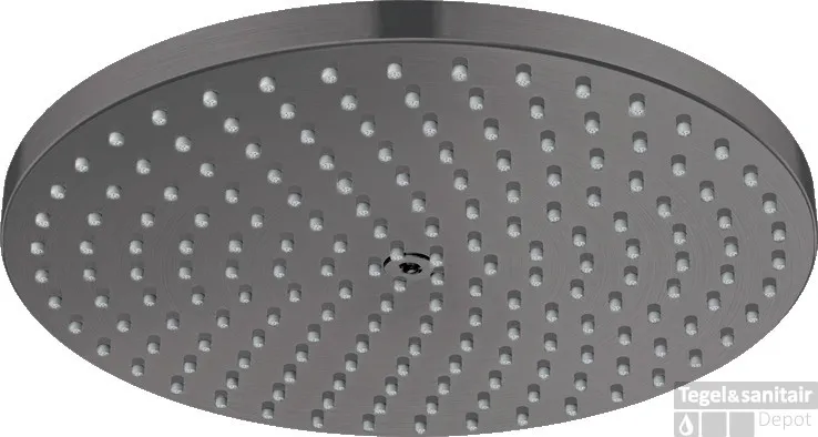 Hansgrohe Raindance S hoofddouche 240 1jet PowderRain, Brushed Black Chrome Seizoensaanbieding