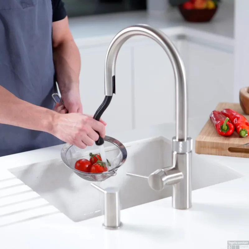 Direct Verzonden Quooker Flex Keukenmengkraan Chroom