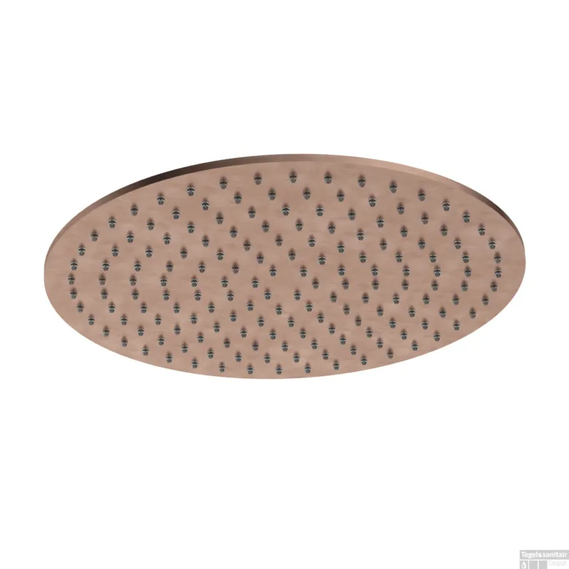 Hoofddouche Hotbath Cobber Opbouw 30 cm Geborsteld Koper PVD Fabrieksprijs