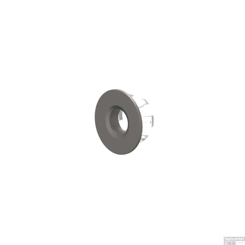 Populair Overloopring IVY Geborsteld Metal Black PVD