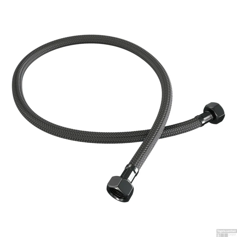 Weekendaanbieding Flexibele Aansluitslang Brauer Flex Gevlochten 300 mm Gunmetal Geborsteld PVD
