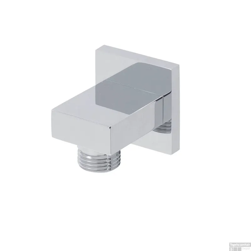 Betaalbaar Doucheaansluiting BWS Cemal Vierkant 1/2‘‘ Chroom