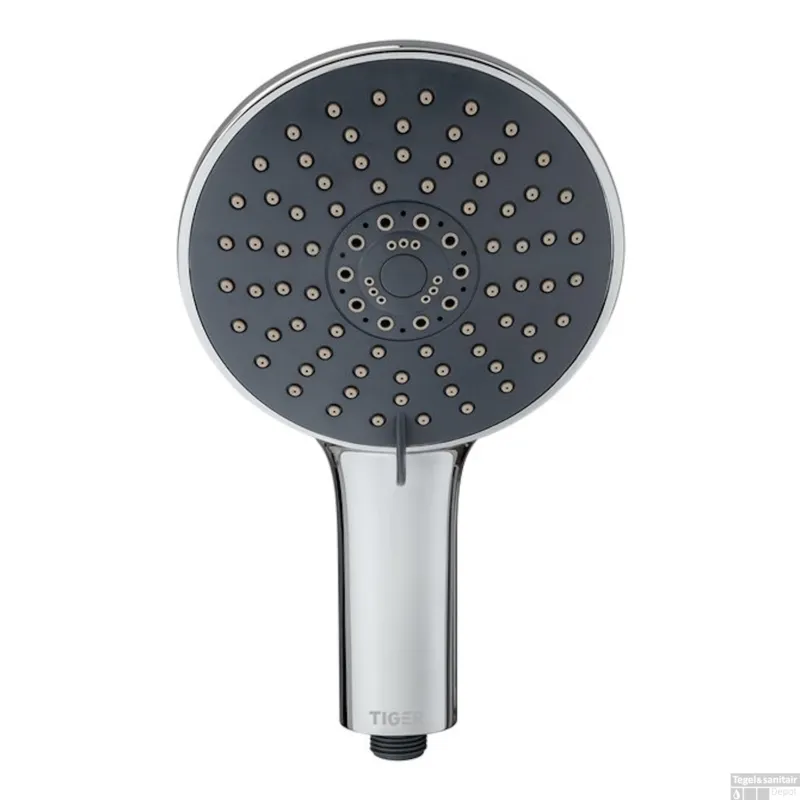 Op = Op Douchekop Tiger Amalfi 15,3 cm Met Comfort Water Saver Chroom