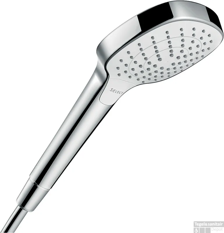 Hansgrohe Croma Select E handdouche 110 vario EcoSmart 9 l/min, wit/chroom Flitsaanbieding