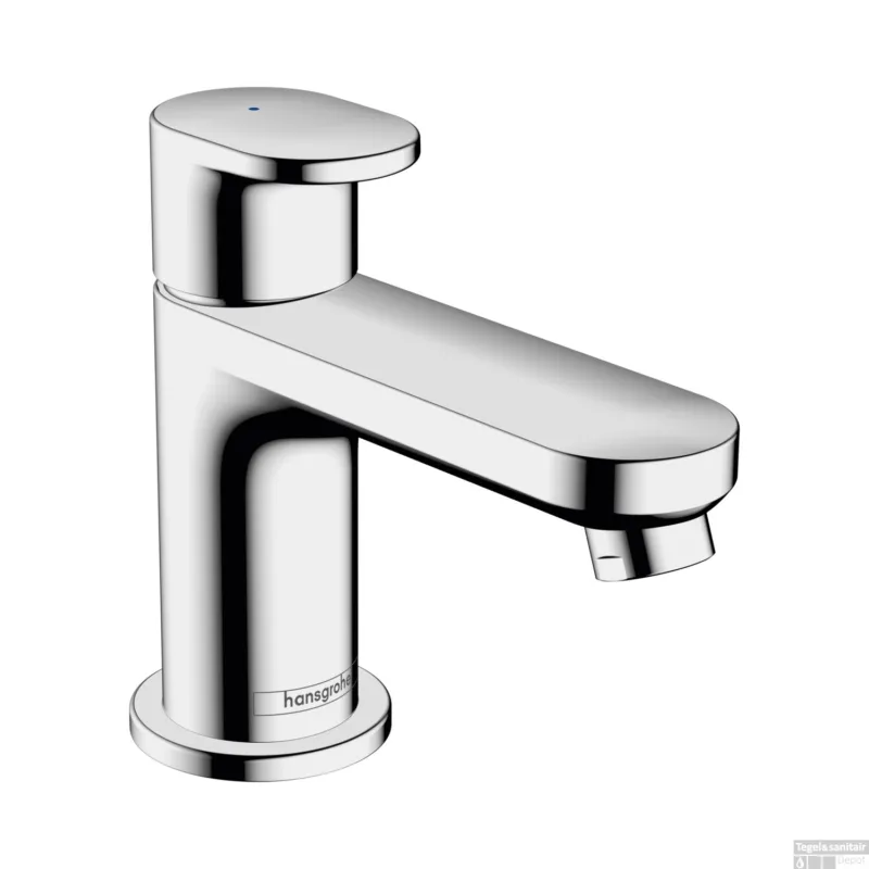 Toiletkraan HansGrohe Vernis Blend 70 Koud Water Zonder Afvoer Chroom Op = Op