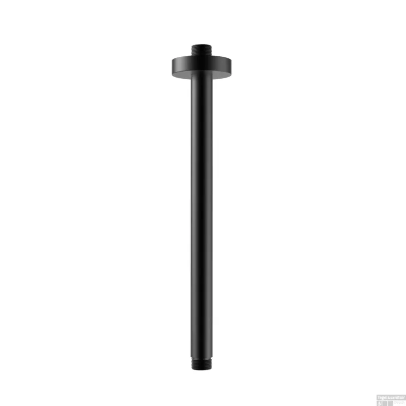 Premium Douchearm BWS Sensa 30 cm Plafondbevestiging Mat Zwart PVD