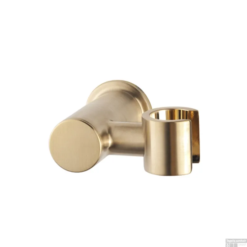 Korting Luxe Handdouchehouder Wiesbaden Kantelbaar Geborsteld Messing Goud