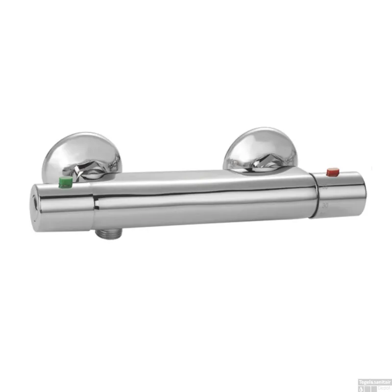 Flitsaanbieding Douchekraan Go By Van Marcke Save HoH 12cm Thermostaat Chroom