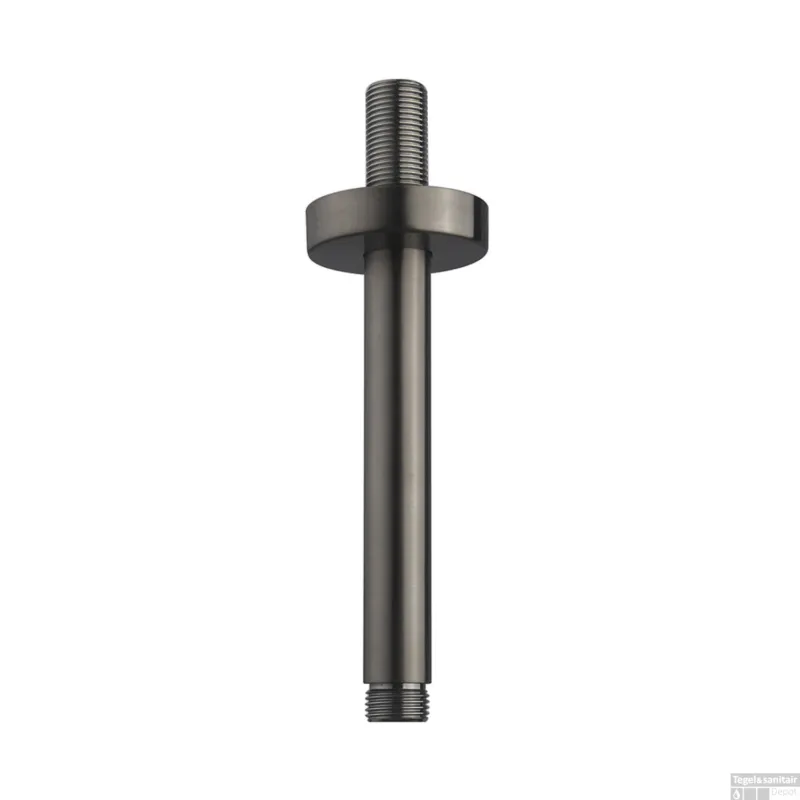 Weekendaanbieding Douche-Arm Wiesbaden Luxe Rond Plafondbevestiging 15 cm Gunmetal