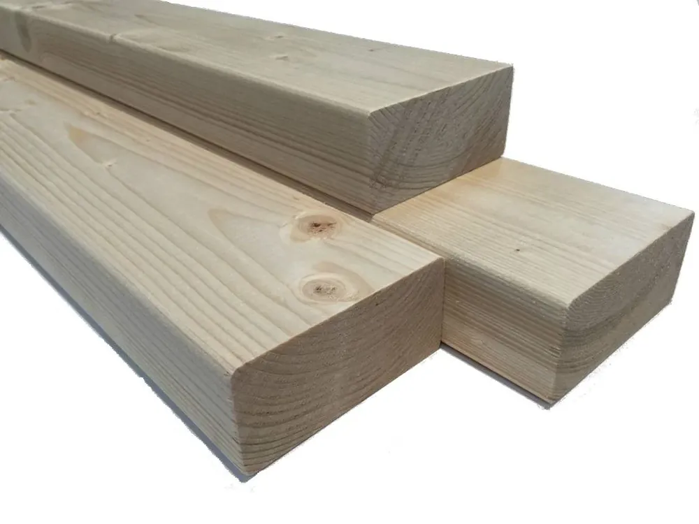 Vuren Regel 45 x 95 mm (4.5 x 9.5 cm) Geschaafd - Vuren 4.5x9.5x480cm Gecertificeerd