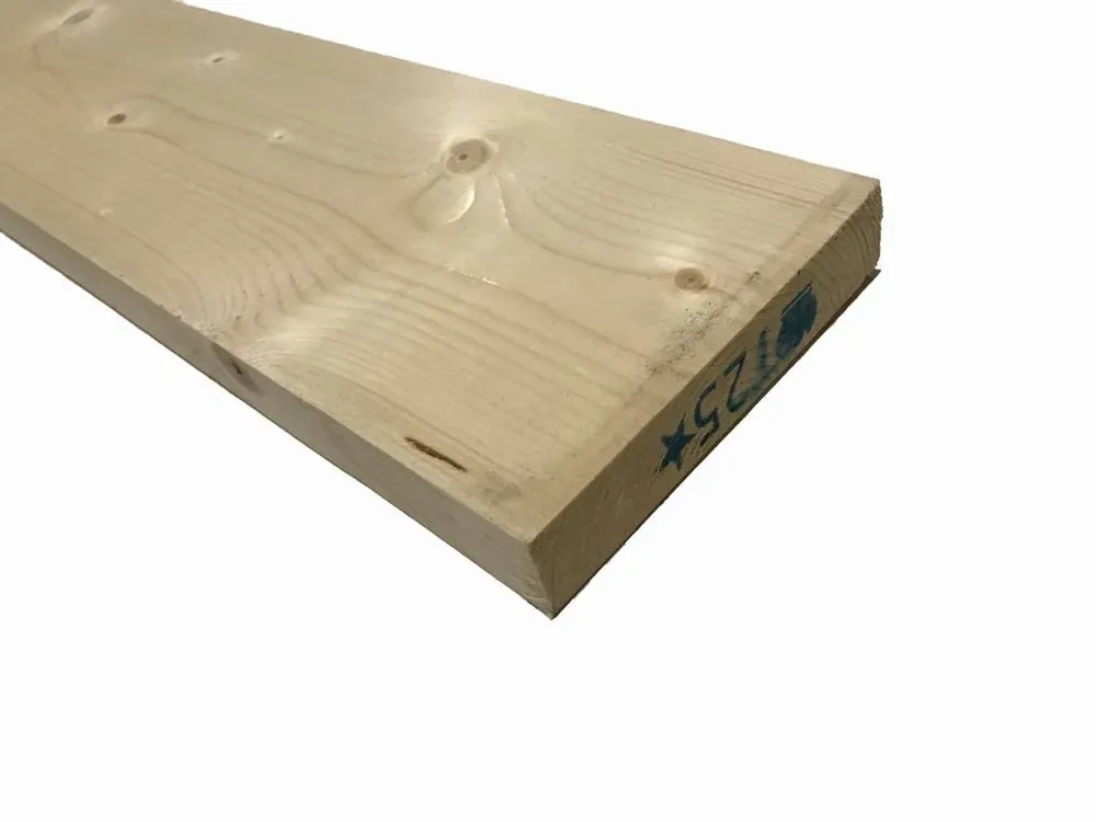 Rechtstreeks Van De Fabrikant Vuren Plank 28x145 mm (2.8x14.5 cm) Geschaafd - Vuren 2.8x14.5x420cm