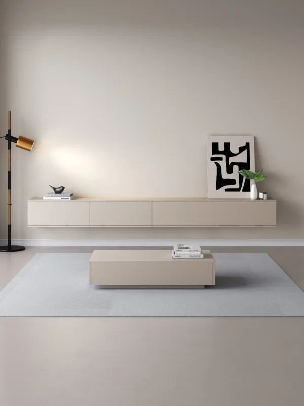 Speciale Aanbieding TV meubel 300cm - URBAN Exclusive Collection - Japandi Beige