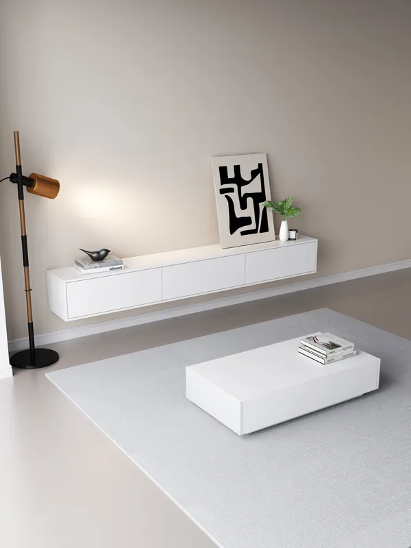 Superprijs TV meubel 240cm - URBAN Exclusive Collection - Wit mat