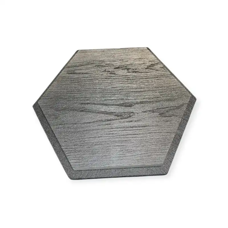 Laatste Kans Hexagon Sample - Akoestische wandpanelen – Sample Zwart eiken