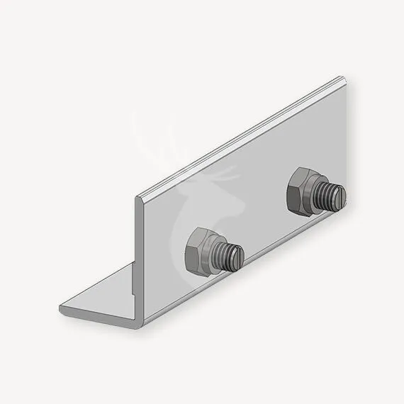 Aslon koppelstuk aluminium onderligger 4x4 cm Favoriet