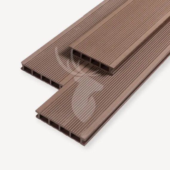 Duofuse vlonderplank Ribbel | Tropical Brown | 16,2 cm Dagaanbieding