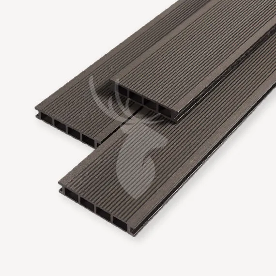 Meest Verkocht Duofuse vlonderplank Ribbel | Graphite Black | 16,2 cm
