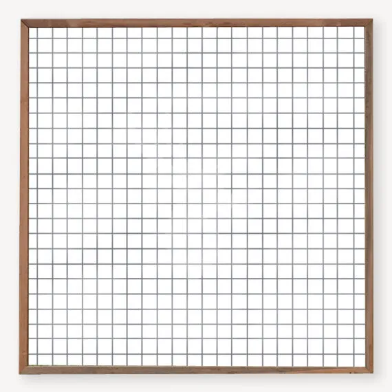 Beperkt Aanbod Gaaspaneel met kader | hardhout | 4,2x6,5 cm | 180x90 cm