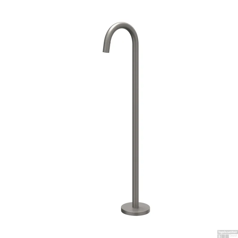 Vrijstaande Baduitloop IVY Geborsteld Metal Black PVD Exclusieve Aanbieding