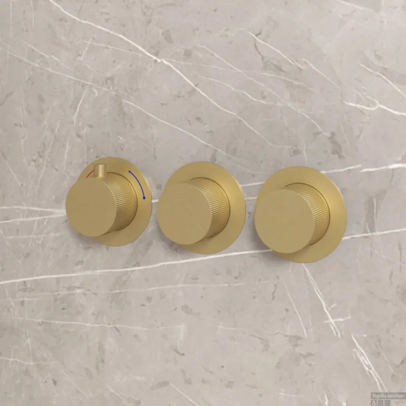 Thermostatische Inbouwkraan Best Design High End Mat Goud Must-Have