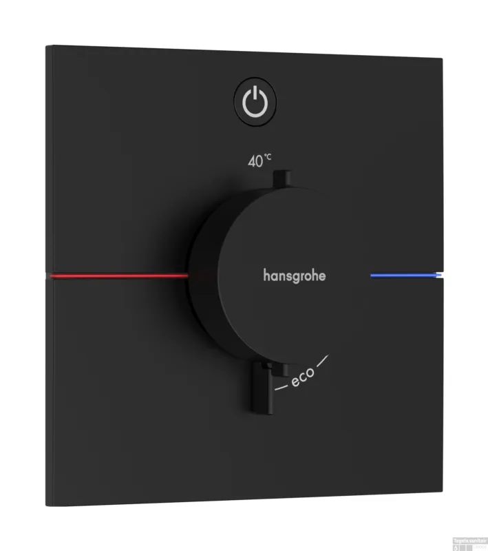 Hansgrohe ShowerSelect Comfort E thermostaat inbouw voor 1 functie, mat zwart Direct Beschikbaar