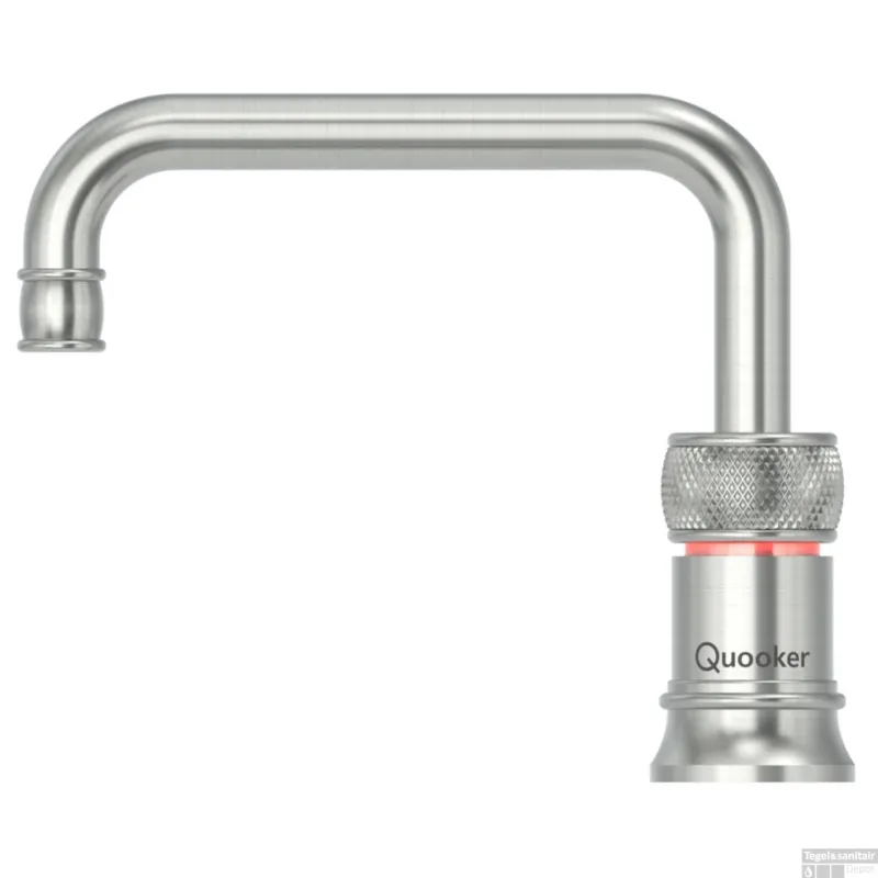 Lage Kosten Quooker Kokendwaterkraan Classic Nordic Single Tap Square RVS