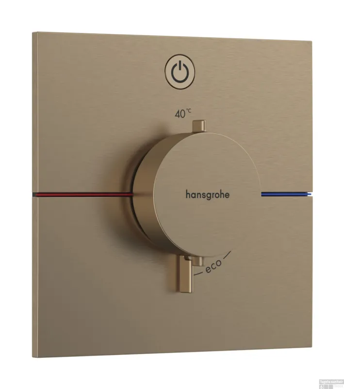 Hansgrohe ShowerSelect Comfort E thermostaat inbouw voor 1 functie, Brushed Bronze Populair