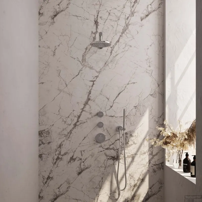 Betaalbaar Thermostatische Inbouwdoucheset Brauer Carving Omstelknoppen Chroom (Alle Opties)
