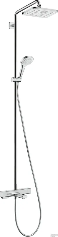 Express Levering Hansgrohe Croma E showerpipe 280 1jet met badthermostaat, chroom