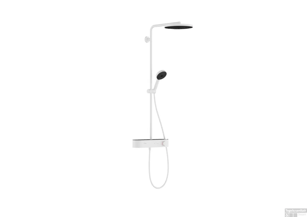 Nu Kopen Hansgrohe Pulsify S Showerpipe 260 1jet EcoSmart met ShowerTablet Select 400, mat wit