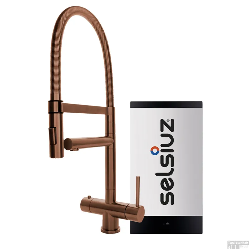 Kokendwaterkraan Selsiuz XL Copper Inclusief Single Boiler Meest Verkocht