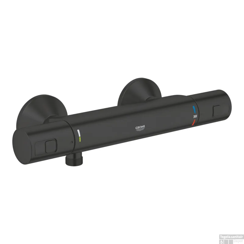 Weekendaanbieding Douchekraan Thermostatisch GROHE Precision start 150mm M kop Mat Zwart