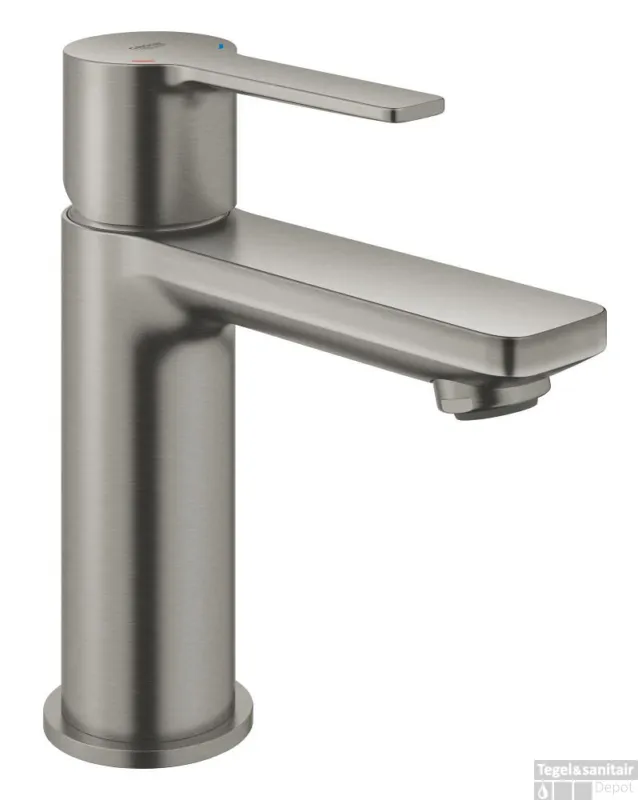 Wastafelmengkraan GROHE Lineare New Xs-Size Push Open Supersteel Op = Op